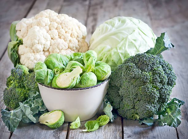 El uso de los vegetales crucífero en una dieta de prevención de infartos.