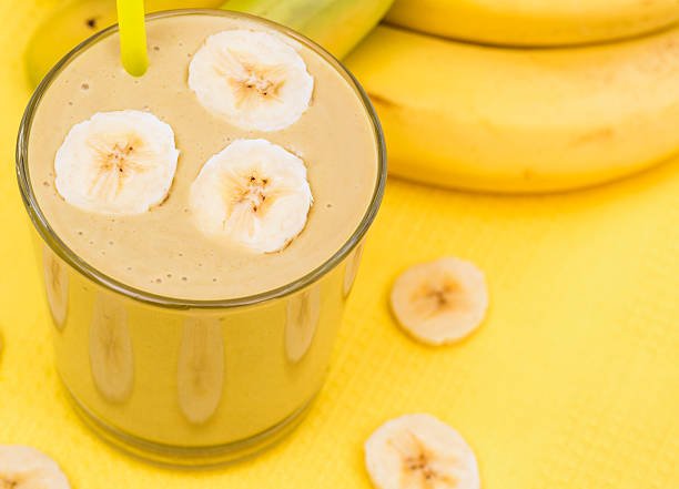Batido de banana con maca andina para energía